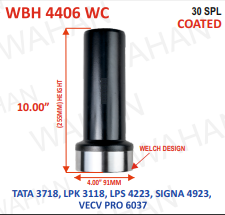 [WBH 4406WC] BARREL HOUSING WELCH PLUG TYPE  30-TH X 10'  TEFLON COATED