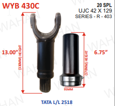 [WYB 430C] YOKE & BARREL 42x129 x 13' x   20-TH -''COATED''