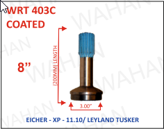 [WRT 403C] RR TEETH ONLY 11.10  3'' L/L ''COATED''