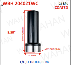 [WBH 204021WC] COATED-WELCH BARREL-34-TH-HT-9.40''
