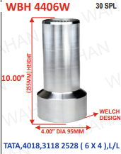 [WBH 4406W] BARREL HOUSING WELCH PLUG TYPE  30-TH X 9'