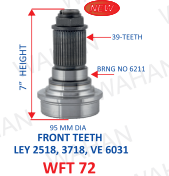 [WFT 72] C.J. TEETH 39-TH x DIA 95.4.MM  ' N/M C-2040