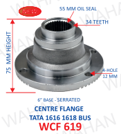 [WCF 619] XXX-C.J.FLANGE 34-TH-4-Hx6'' DOME TYPE - OIL SEAL COLLAR 55.mm
