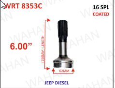 [WRT 8353C] COATED -  RR TEETH - JEEP
