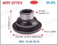 [WPF 077EV] XXX -PINION FLANGE TATA HYVA/AMW 39 TH COATED
