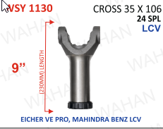 [WSY 1130] SLEEVE YOKE 35 X 106 - 24TH  9''