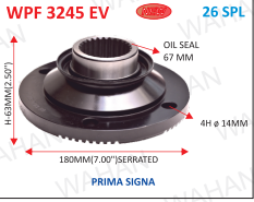 [WPF 3245EV] P. F. 26T X 63MM X 7'' BASE EV CUT